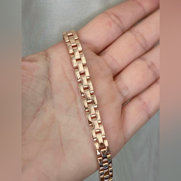 🎄 HOLIDAY PICK 🎄 Chain Chunky Link Bracelet 18k Gold Plated Luxury Jewelry - Picture 6 of 14